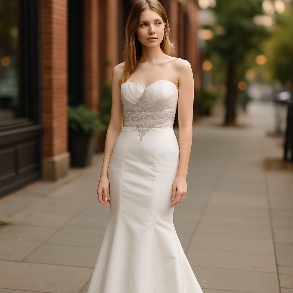 LAST MARKDOWN!Beautiful wedding dress by Anjali - Picture 9 of 13